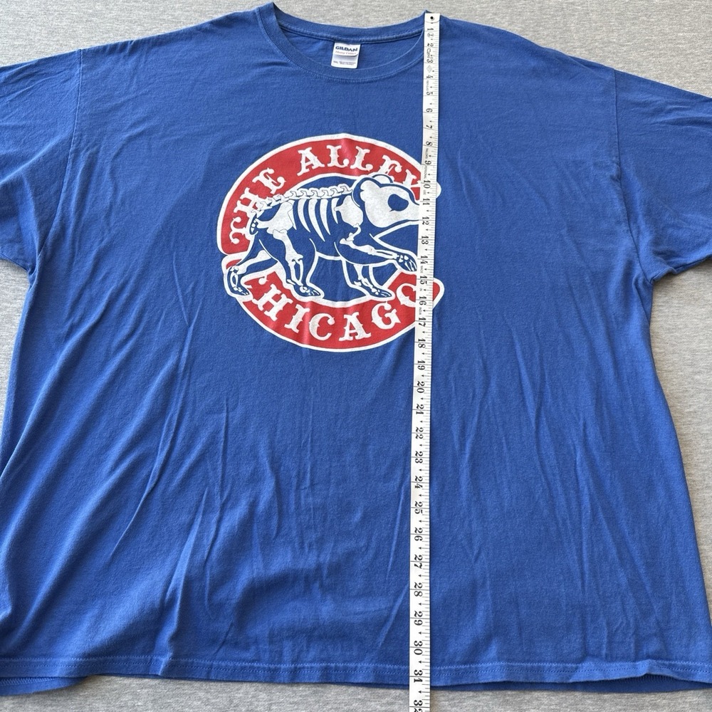 The Alley Chicago T Shirt Size 3XL Golden Heavy Cotton - Picture 8 of 10